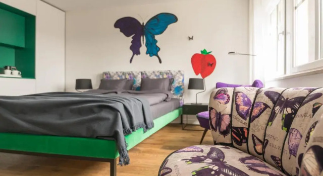 Двухместный номер Standard с видом на горы Kolorowe Pola Boutique B&B