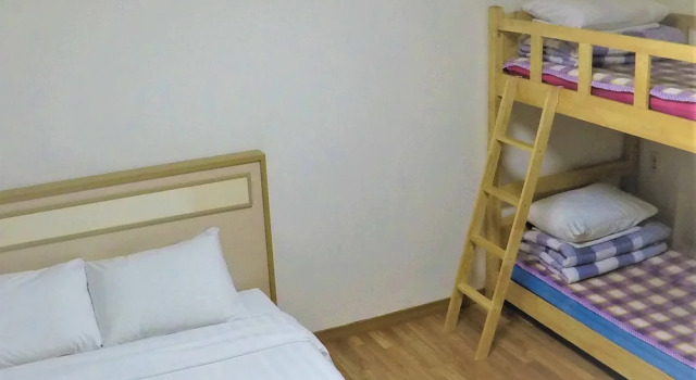 Трёхместный семейный номер Standard Busan Popcorn Hostel