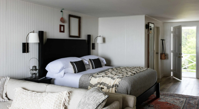 Двухместный номер Deluxe oceanfront Bluebird Ocean Point Inn