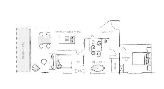 Люкс STEILLAGE - Design Moselsuiten mit Panoramablick und SPA