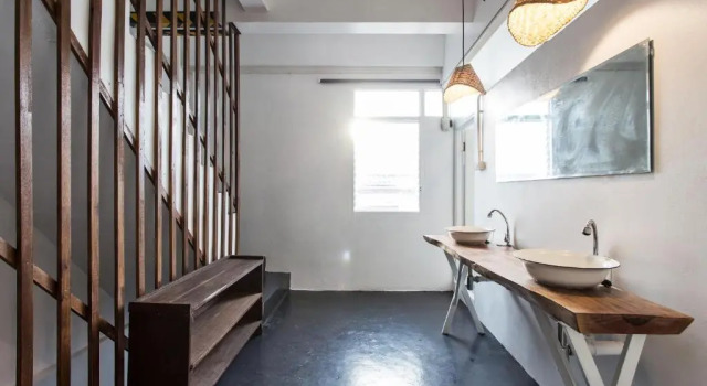 Кровать в общем номере Stockhome Hostel Ayutthaya