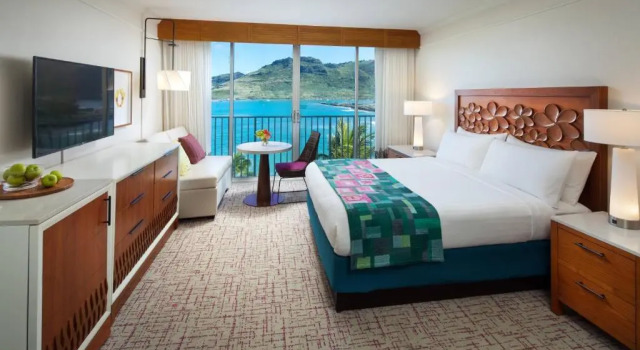 Номер Standard oceanfront Marriotts Kauai Beach Club