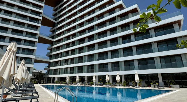 Stylish 1BR Sea View in Longbeach Iskele Apartments, Varaa Huoneisto Trikomo (İskele) Northern Cyprus