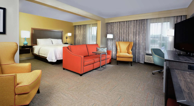 Двухместный люкс Hampton Inn Martinsville