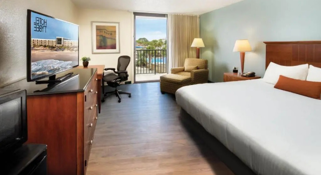 Двухместный номер с видом на внутреннюю территорию Hotel Tybee