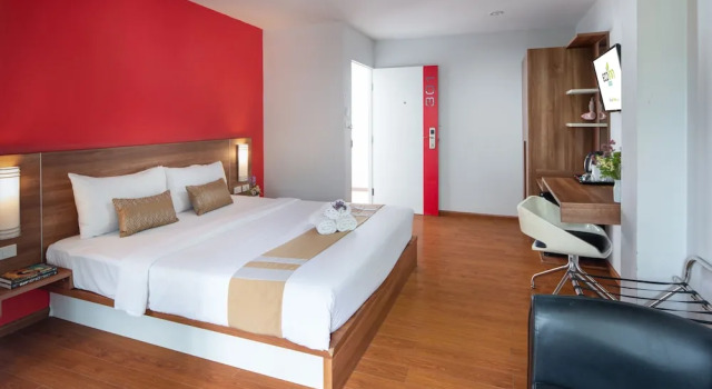 Двухместный номер Deluxe с видом на город Eco Inn Prime Trang
