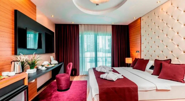 Одноместный номер Deluxe с видом на город Aydinoglu Hotel