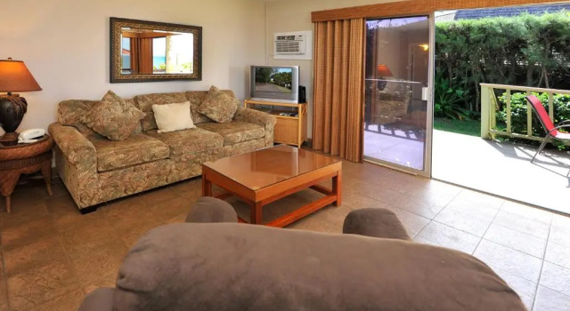 Апартаменты c 1 комнатой рядом с пляжем Kihei Kai Oceanfront Condos