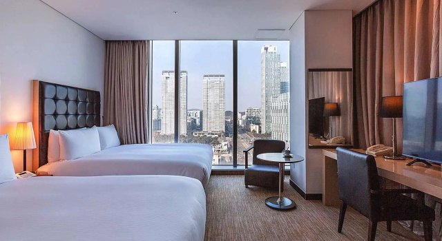 Четырёхместный семейный номер Standard с видом на парк Orakai Songdo Park Hotel, BW Premier Collection