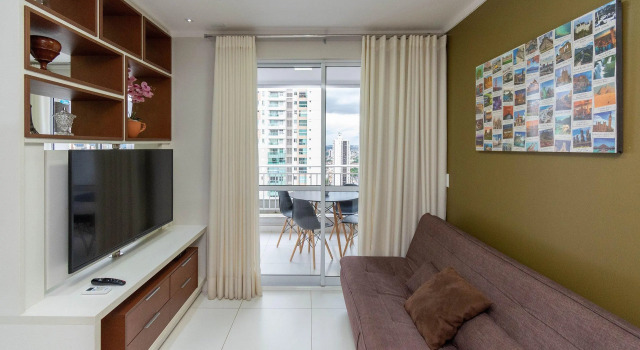 Lindo Flat no Ed. Walk Bueno - vista para o Parque Vaca Brava - SETOR BUENO - próximo ao GOIÂNIA Shopping - WB2105