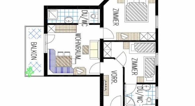 Апартаменты с 2 комнатами с балконом Chalet Ladis