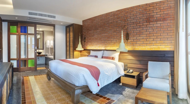 Двухместный номер Superior с балконом и с красивым видом из окна Monkham Village Hat Yai