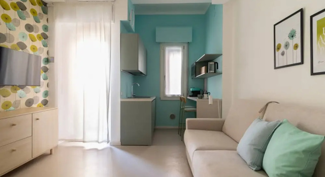 Апартаменты w Refined 1BR Steps From Milan s Cultural Core