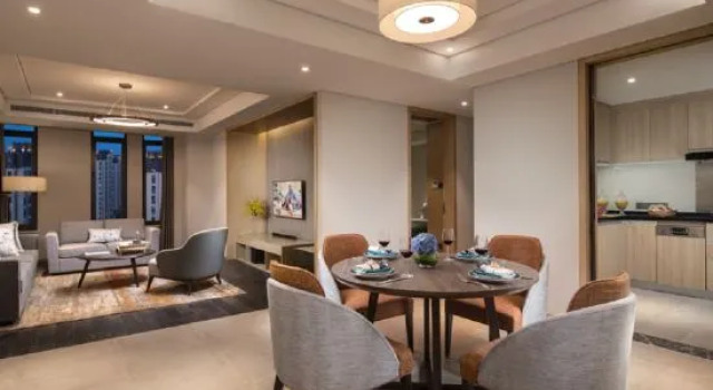 Люкс Deluxe с 3 комнатами Somerset Harmony City Wuxi