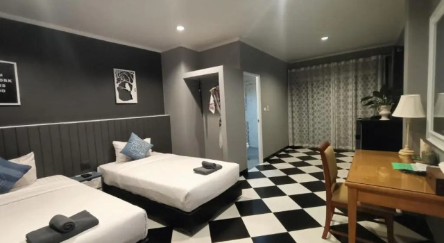 Двухместный номер Deluxe с видом на бассейн Aen Guy Boutique Hotel