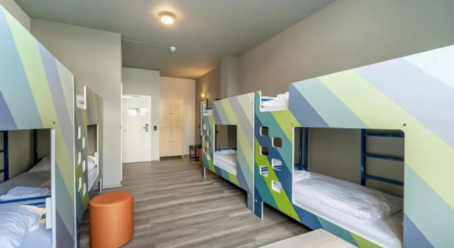 Кровать в общем номере a&o Berlin Friedrichshain