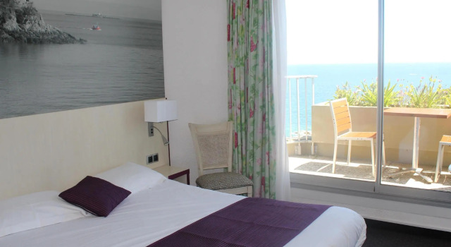 Двухместный номер Superior с видом на море Hotel Ker Moor Saint-Quay Portrieux