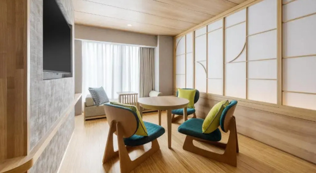 Двухместный номер семейный Deluxe Hilton Garden Inn Kyoto Shijo Karasuma