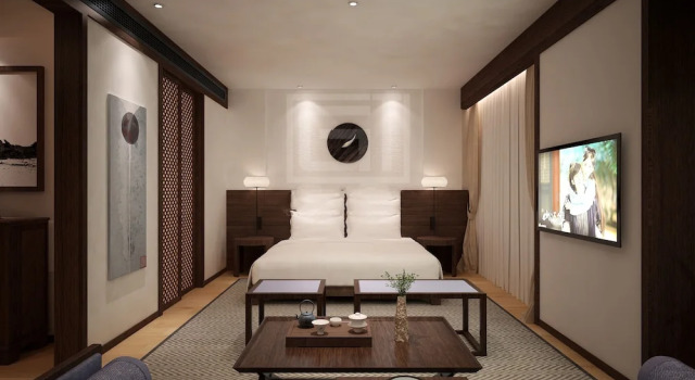 Люкс Classic Qianna Jiuhe Boutique Hotel Zhoukou Shop