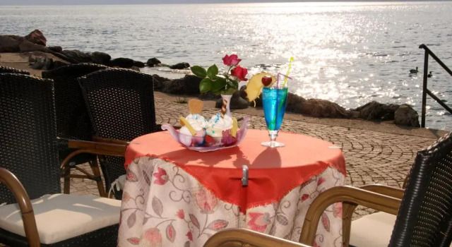 Студия с красивым видом из окна Hotel Residence Villa Beatrice