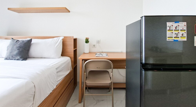 Standard Studio Basic Look Studio Apartment At Sky House Bsd Near Aeon Mall