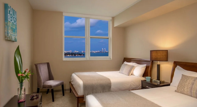 Апартаменты Executive с 2 комнатами с видом на залив Shorecrest Miami Bay