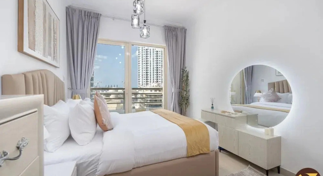 Manchester Tower Marina Views & Balconie, Забронировать Апартаменты/квартира Отели Эмирата Дубая с парковкой, рядом с Торговый центр The Beach, Парковка