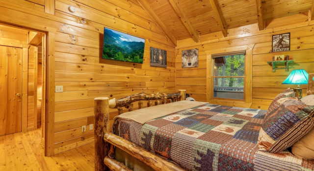 Finding Bigfoot 2 Bedroom Cabin, Забронировать Дом для отпуска Пиджен-Фордж Great Smoky Mountains National Park