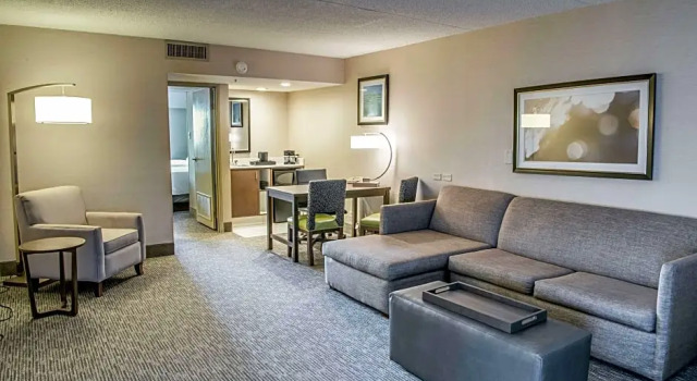 Двухместный люкс Executive с 2 комнатами Embassy Suites by Hilton Chicago Schaumburg Woodfield