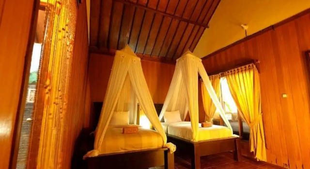 Двухместное бунгало Deluxe с видом на сад Salim Beach Resort