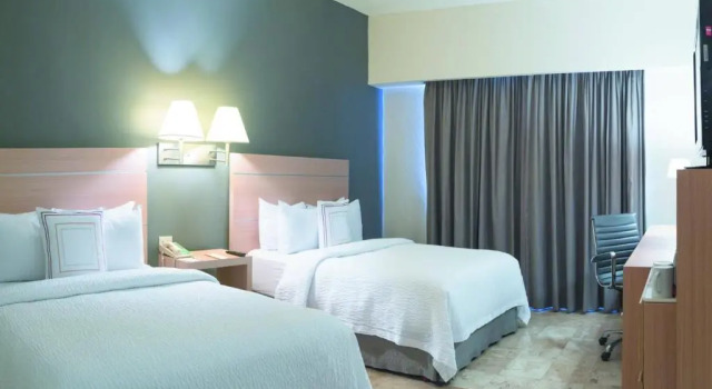 Четырёхместный номер Standard Courtyard by Marriott Villahermosa Tabasco