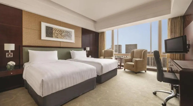 Двухместный номер Deluxe с видом на город Shangri-La Chengdu