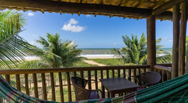 Люкс Pousada Praia das Ondas - Pé na areia