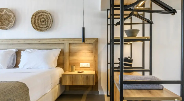 Люкс с видом на море Sundance Suites Mykonos