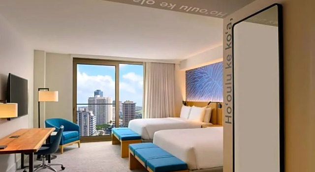 Номер Standard с видом на океан Renaissance Honolulu Hotel & Spa