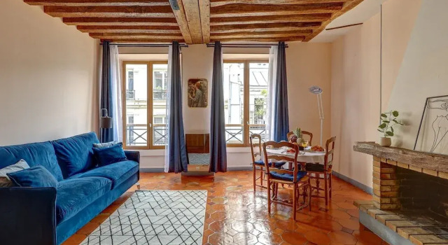 Апартаменты Modern 1BR near Centre Pompidou