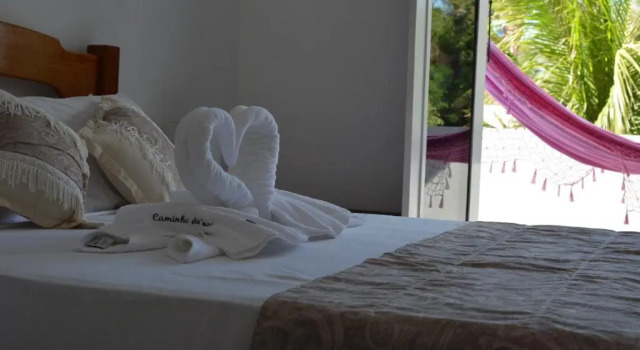 Трёхместный номер Deluxe Pousada Caminho da Praia