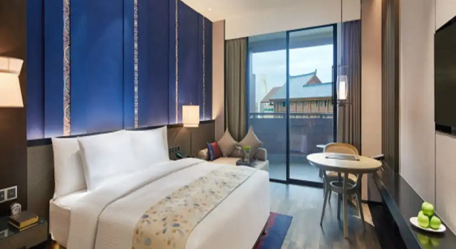 Двухместный номер Deluxe с балконом Wanda Realm Resort Nanning
