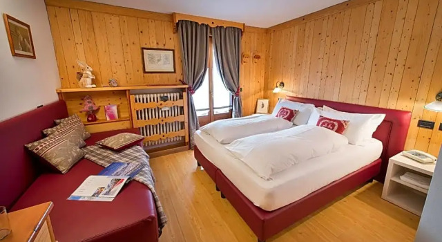 Standard Dreier Zimmer mit Bergblick Hotel Posta
