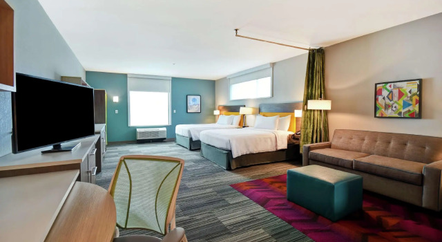 Четырёхместная студия Home2 Suites By Hilton Shreveport