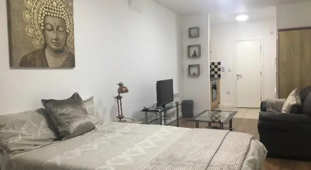 Studio flat, Забронировать Отель Отели Лестера с парковкой, Парковка