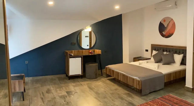 Двухместный номер Deluxe с балконом и с видом на море Olimpia Hotel