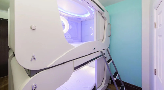 Кровать в общем номере (женский номер) Pod Room O'Farrell St Union Square