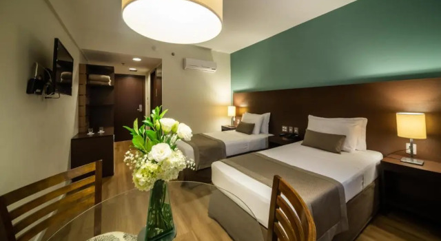 Двухместный номер Deluxe Hotel Panamby São Paulo