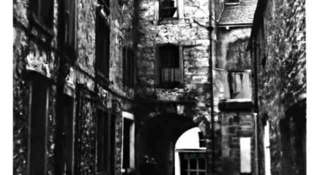 Recently restored house in 18th Century courtyard
