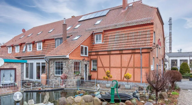 Апартаменты Wohnung in Grundshagen mit Gartensitzplatz