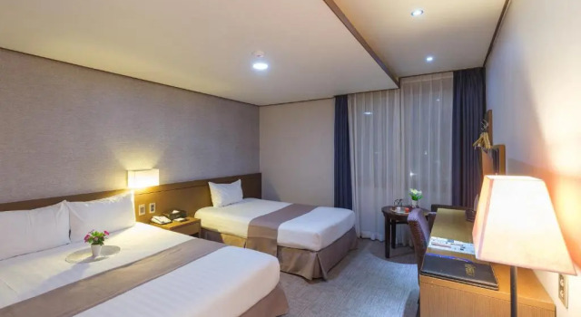 Двухместный номер Deluxe с частичным видом на море Benikea Hotel Jeju
