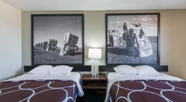 Четырёхместный номер Standard Super 8 by Wyndham Tucumcari