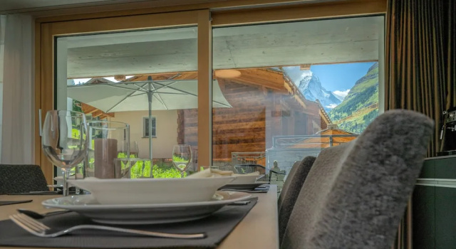 Апартаменты с 2 комнатами с видом на горы Luxury Residence Colosseo Zermatt