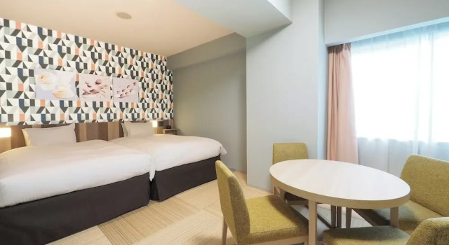 Четырёхместный семейный номер Standard Hiyori Hotel Osaka Suminoekoen Station